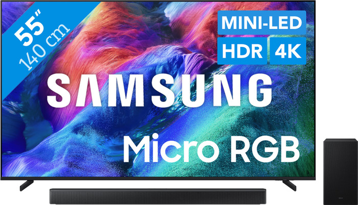 Samsung Micro RGB 55" R85H (2026) + Samsung HW-B66CF (2025) Main Image