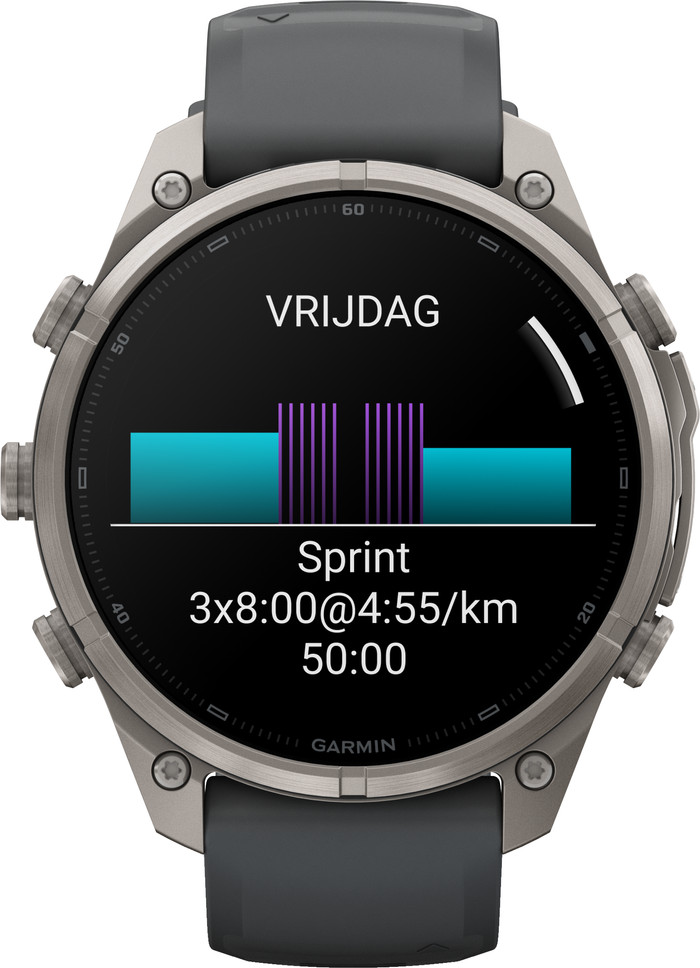 Garmin Fenix 9 Pro Zwart 47mm voorkant