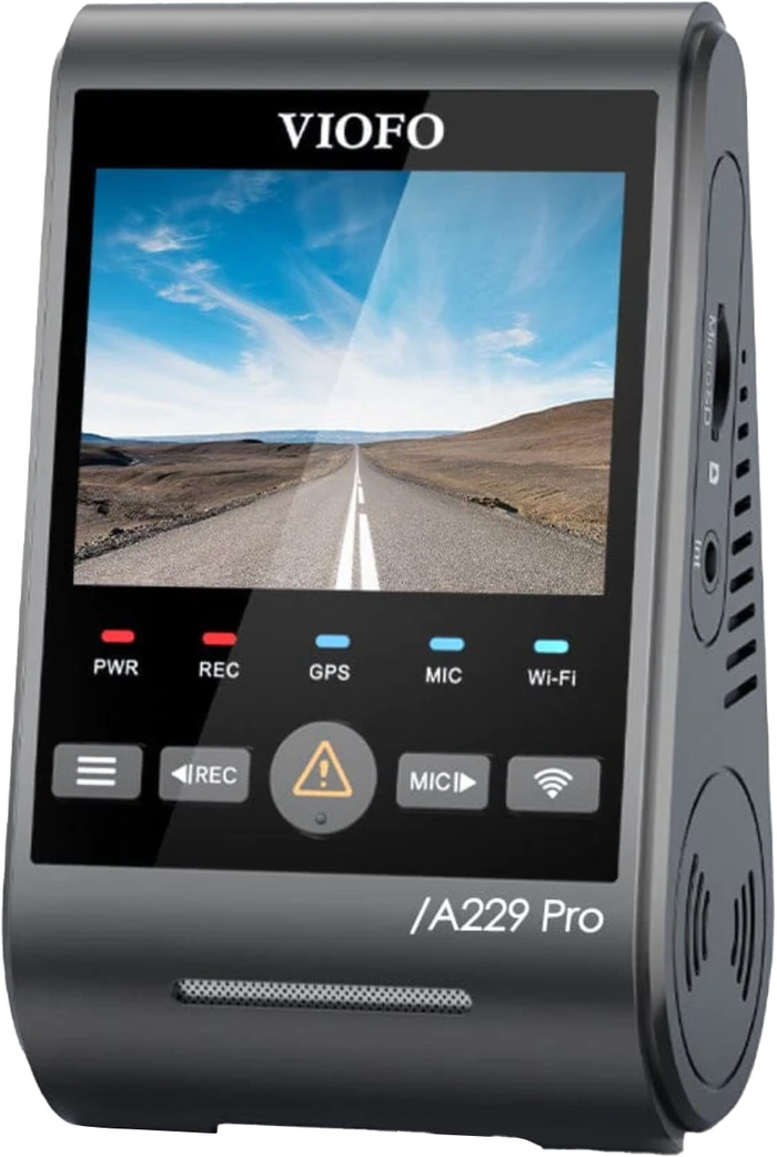 Viofo  A229 Pro 3CH 4K Wifi GPS linkerkant