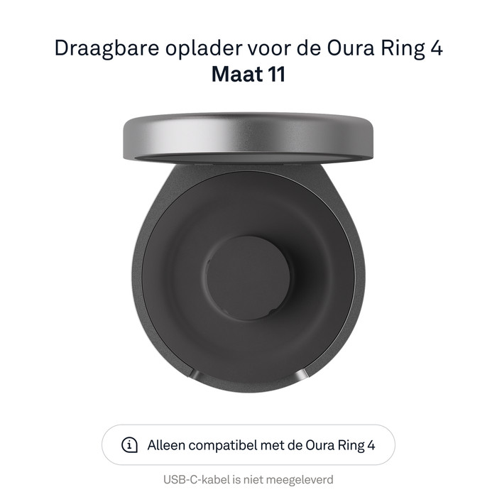 Oura Ring 4 Draadloze Oplaadcase Maat 11 visual leverancier