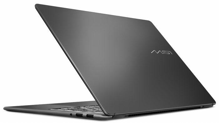 MSI Prestige 14 AI+ OLED D3MG-450NLN QWERTY achterkant