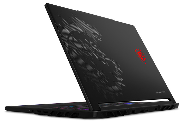 MSI Raider 16 Max HX B2WI-249NL achterkant