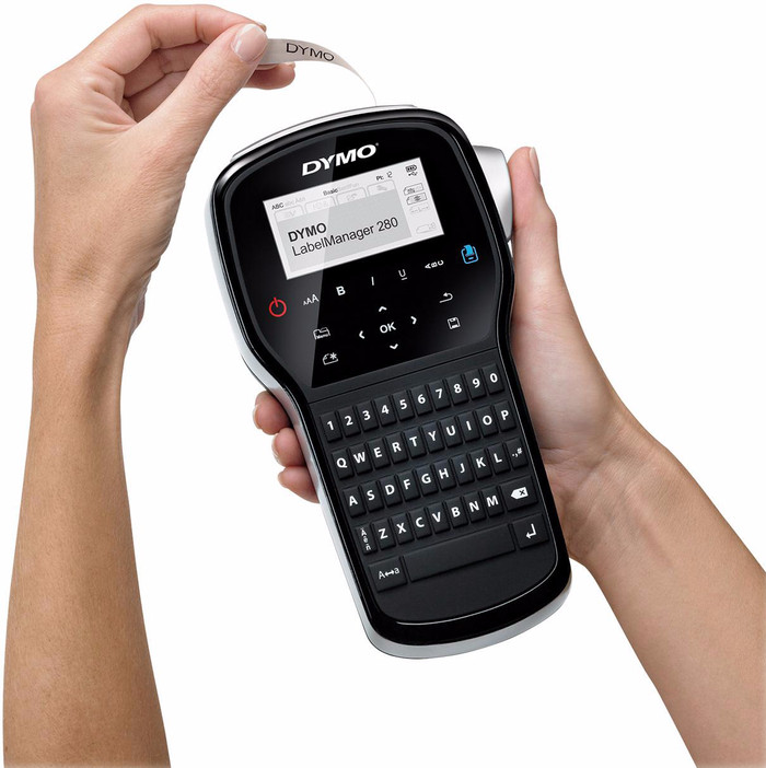 DYMO LabelManager 280 Labelmaker product in gebruik