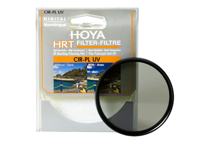 Hoya HRT Polarisatiefilter en UV-Coating 62mm bovenkant