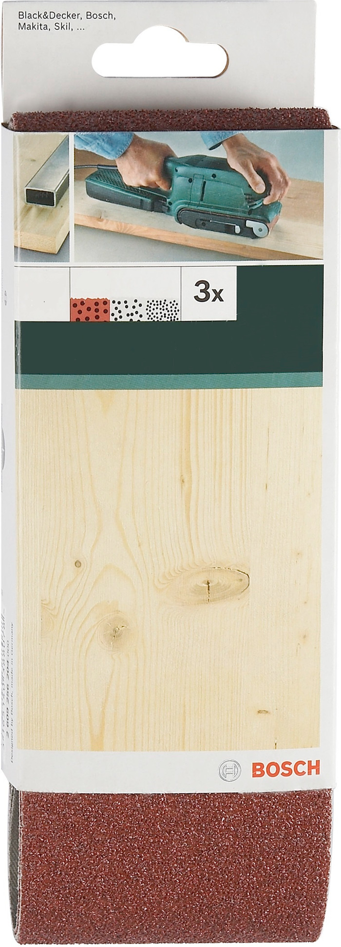 Bosch Schuurbandenset 75x533 mm K60, K80, K100 (3x) null