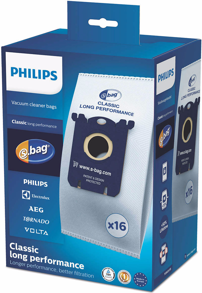Philips S-Bag FC8021/05 Long Performance (16 stuks) null