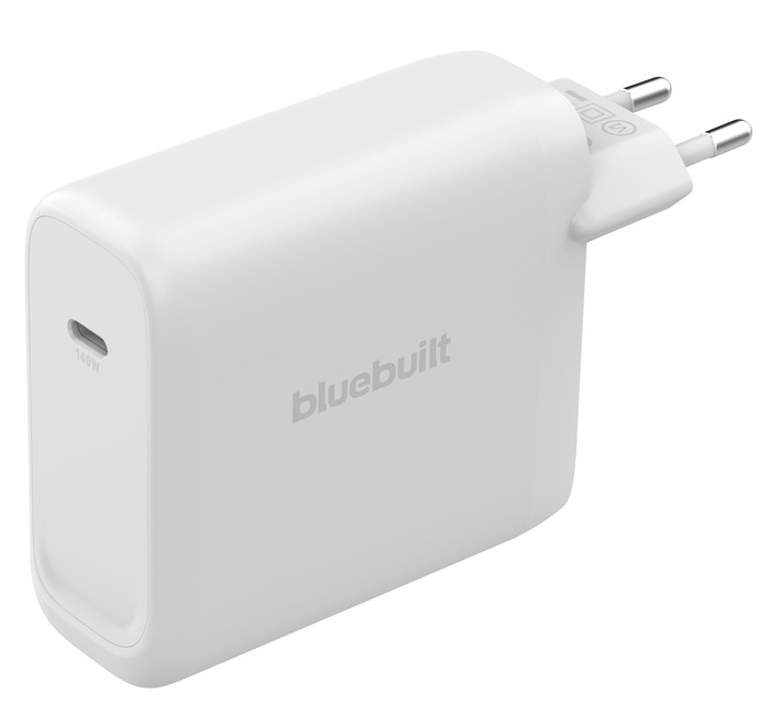 BlueBuilt 140W GaN Oplader met Usb C Poort Wit Main Image