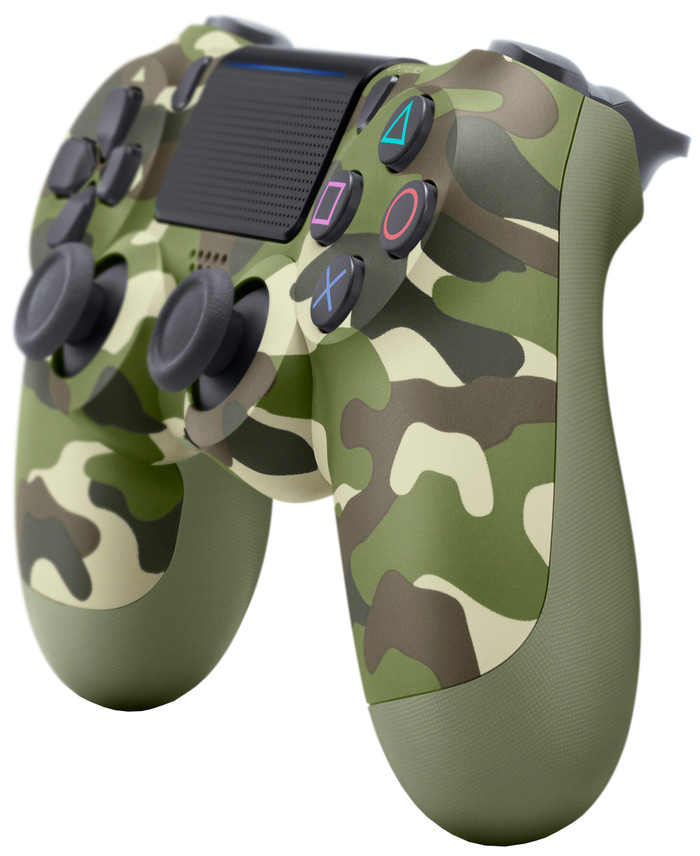 Sony PlayStation 4 Draadloze DualShock V2 4 Controller Groen Camo rechterkant