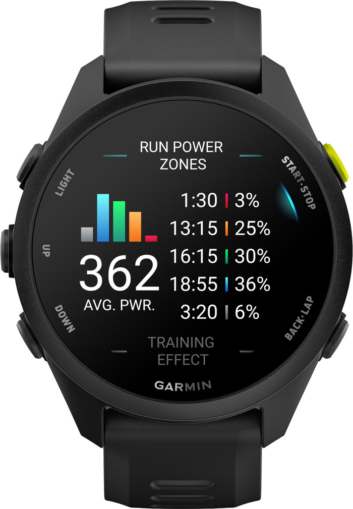Garmin Forerunner 70 43 mm Zwart voorkant