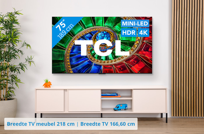 TCL RGB Mini-led 75" RM7L (2026) visual Coolblue 1