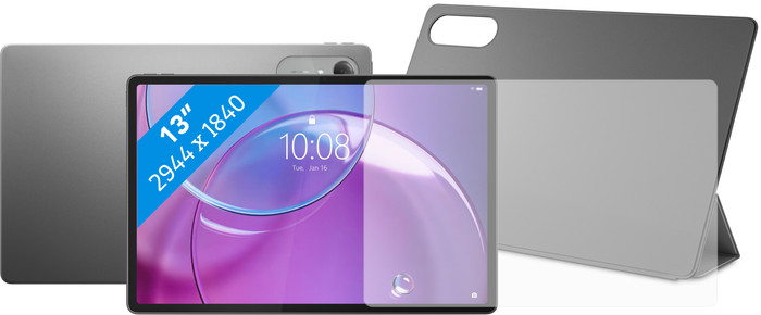 Lenovo Idea Tab Pro Gen 2 13 inch 256GB Wifi met Stylus + Book Case en Screenprotector Main Image