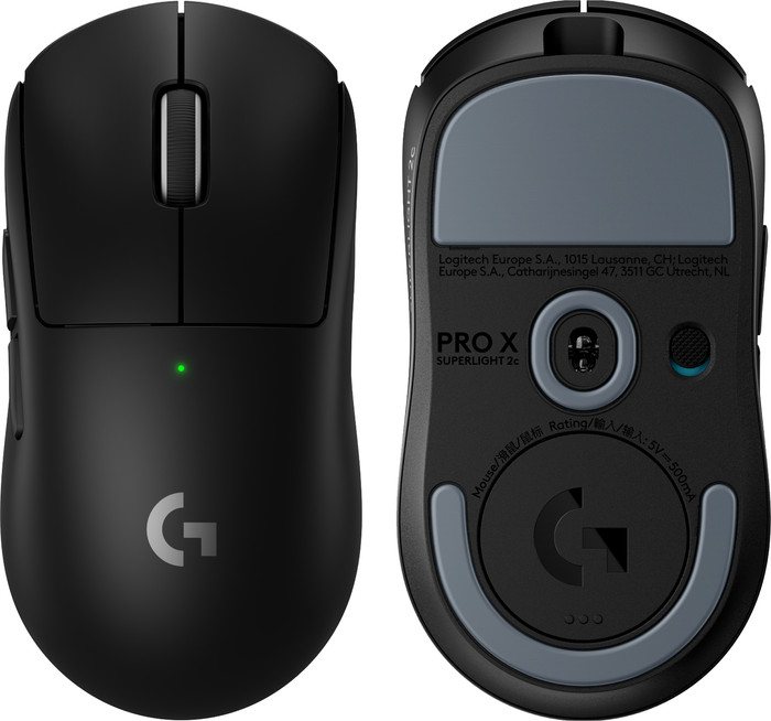 Logitech G PRO X SUPERLIGHT 2c SE Zwart bovenkant
