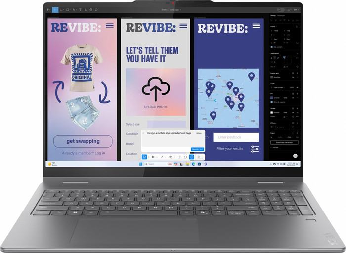 Lenovo Yoga 7 2-in-1 OLED Copilot+ PC 16ILL10 83JT0024MH voorkant