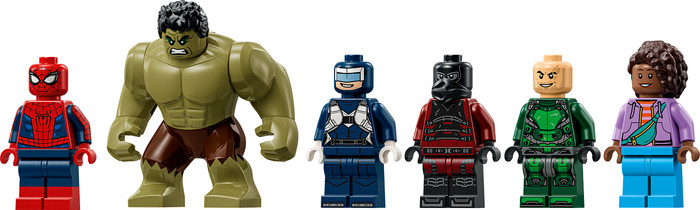 LEGO Marvel Spider-Man vs. Hulk ultieme confrontatie 76350 detail