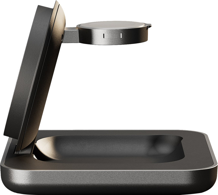 Zens 2-in-1 MagSafe with Qi2 Wireless Charger 45W with Stand and Watch Stand right side