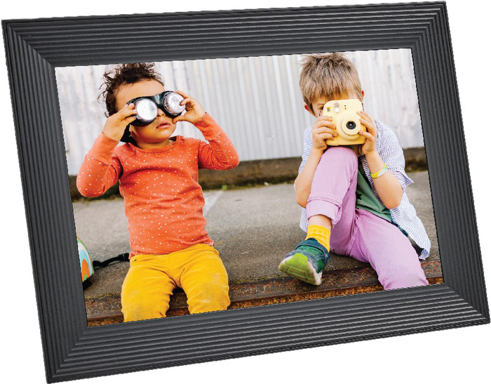 Aura Frames Carver Zwart voorkant