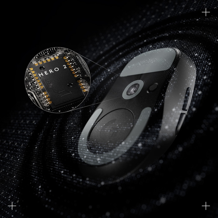 Logitech G PRO X Superlight 2 DEX Lightspeed Draadloze Gaming Muis Zwart visual leverancier