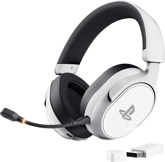 Trust GXT 499W Forta Draadloze Gaming Headset PS4/PS5 Wit accessoire