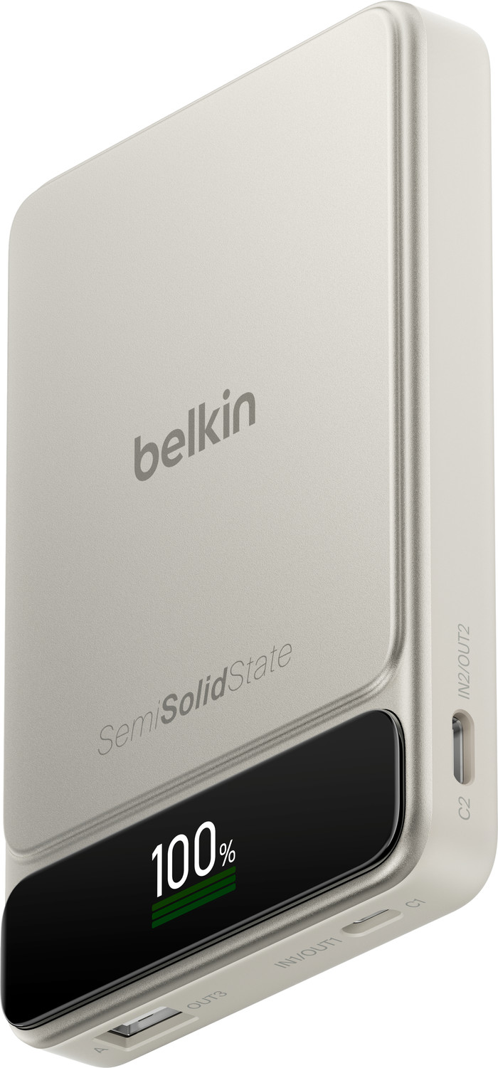 Belkin Powerbank 10.000 mAh met Snelladen 45 Watt Beige Main Image