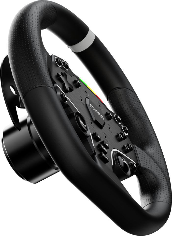 Moza R3 PC Bundel Racestuur + Pedalen linkerkant