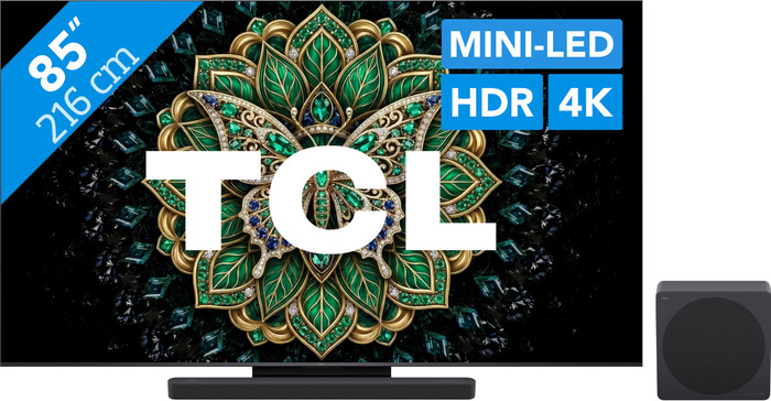 TCL QD Mini-led 85" C69K Pro (2026) + TCL A65K Main Image