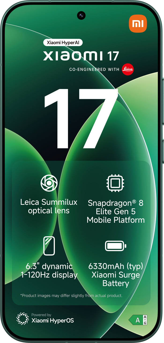 Xiaomi 17 512GB Groen 5G voorkant