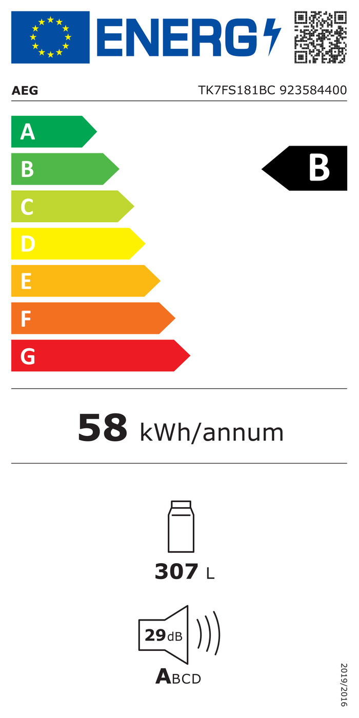AEG TK7FS181BC energielabel