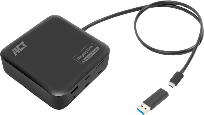 ACT USB-C Dual 4K Monitor DisplayLink Docking Station top