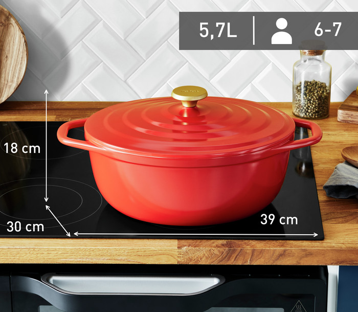 Tefal Air Braadpan 30 x 23 cm product in gebruik