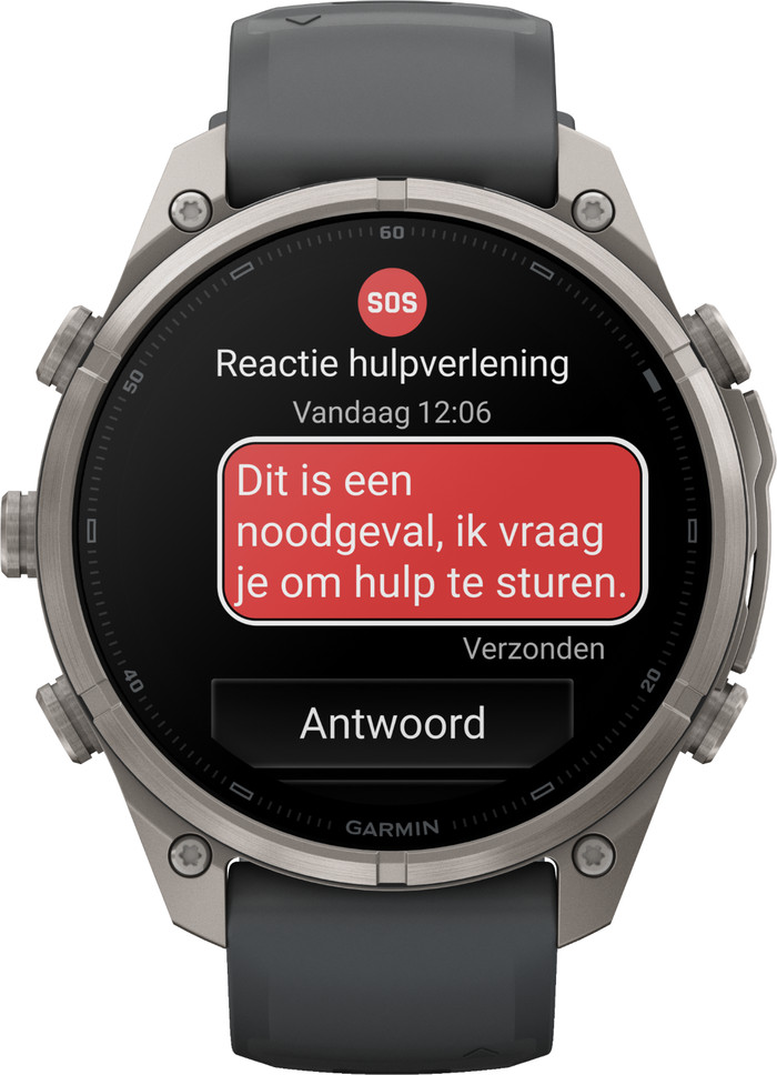 Garmin Fenix 9 Pro Zwart LTE 47mm voorkant
