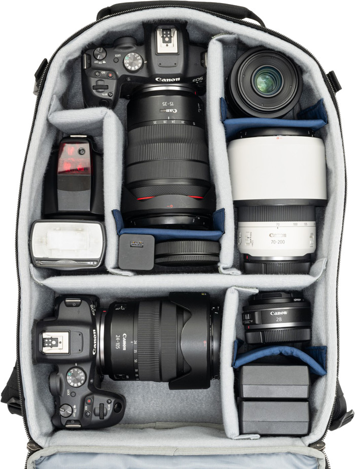 Think Tank Mirrorless Mover Backpack Marine Blue binnenkant