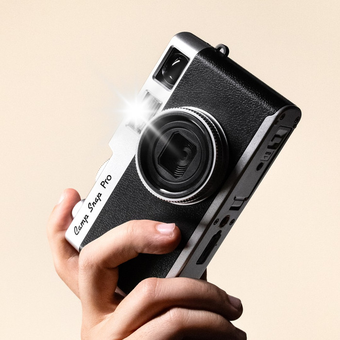 Camp Snap Pro Camera product in gebruik
