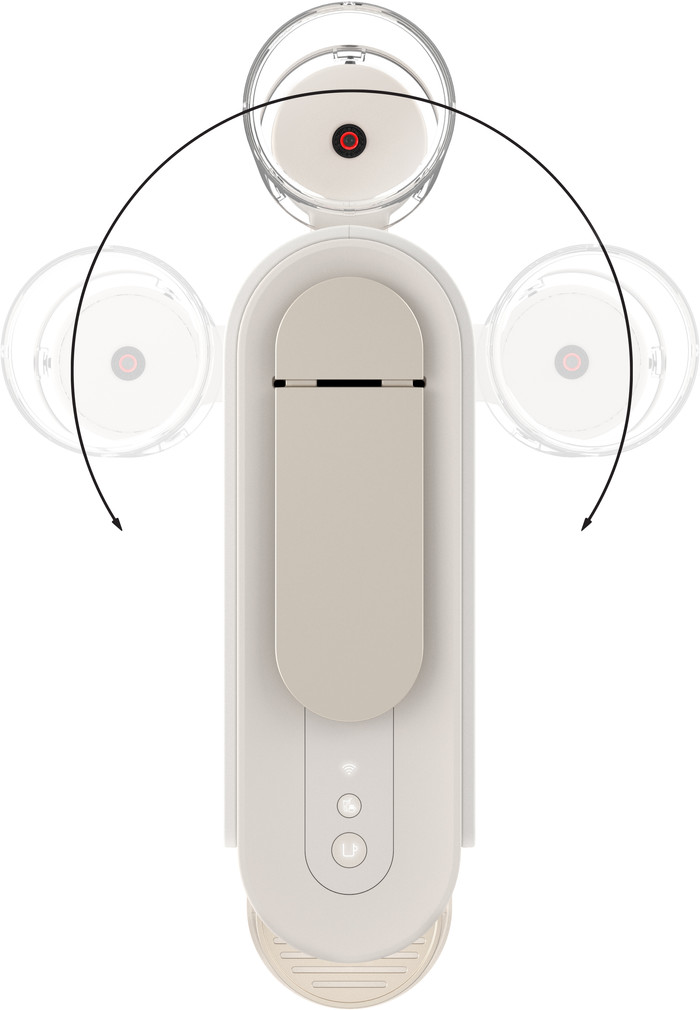 De'Longhi ENV200WAE Vertuo UP + Aeroccino bovenkant