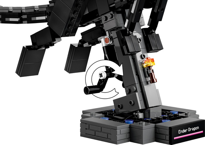 LEGO Minecraft de Enderdraak 21595 detail