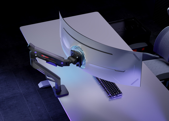 Vortech Monitorarm met Gasveer product in gebruik