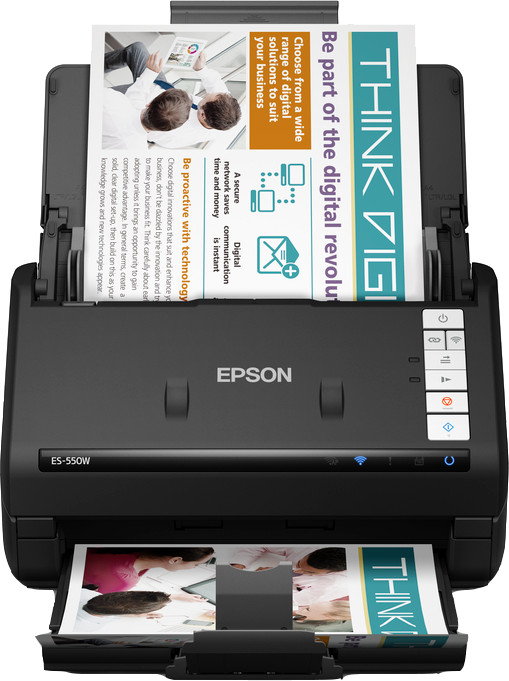 Epson WorkForce ES-550W product in gebruik