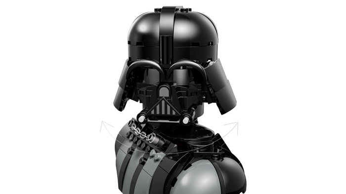 LEGO Star Wars Darth Vader Buste 75439 detail