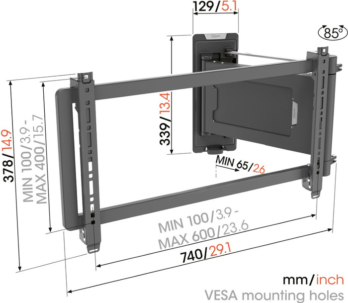 Vogel's ELITE TVME 5675 visual leverancier