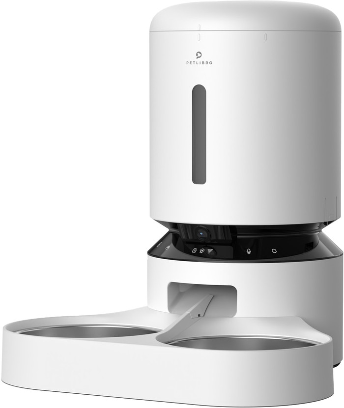 Petlibro Automatische Voerbak met Camera dual PLAF203 Wit voorkant
