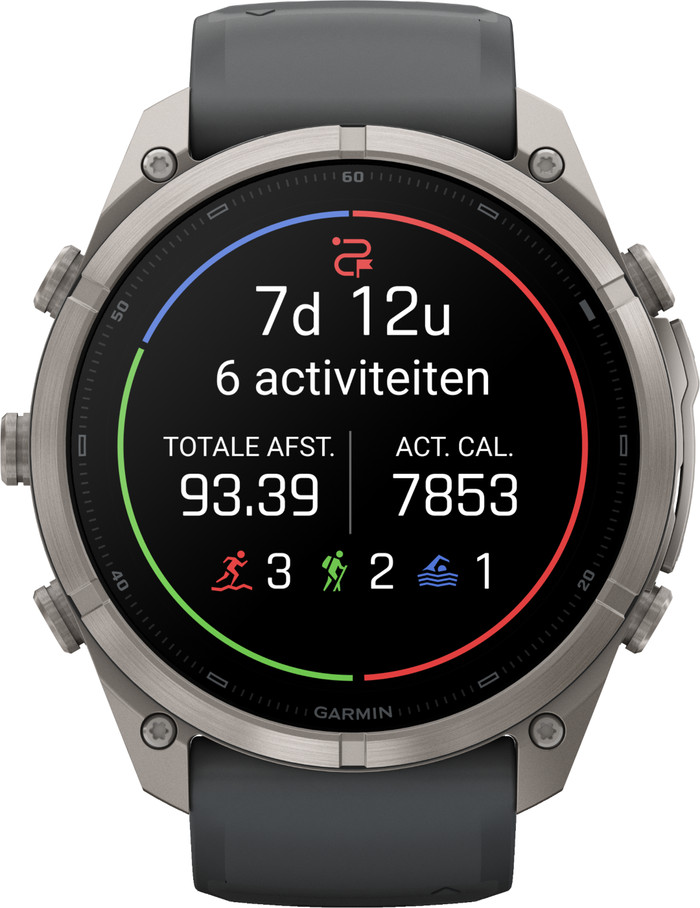 Garmin Fenix 9 Pro Zwart 51mm voorkant