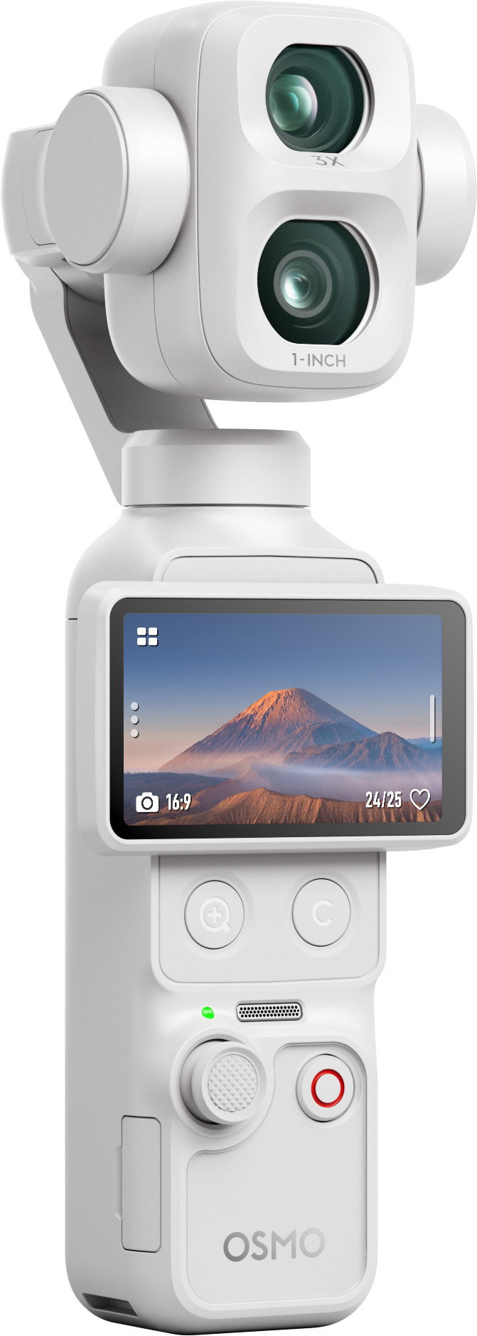 DJI Osmo Pocket 4P (Pro) Wit rechterkant