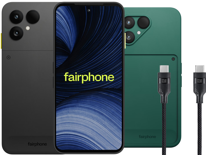Fairphone 6+ 256GB Zwart 5G + Basis Accessoirepakket Main Image