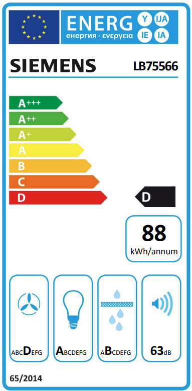 Siemens LB75566 energielabel