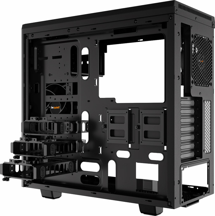 be quiet! PURE BASE 600 Zwart rechterkant