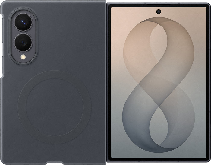 Samsung Galaxy Z Fold 8 Siliconen Back Cover met Magneet Zwart Main Image