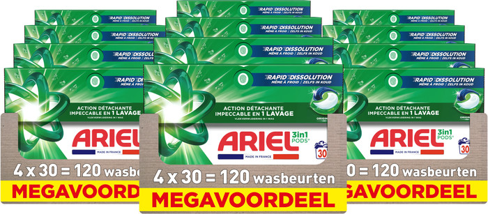Ariel 3in1 Pods Original - 360 stuks Main Image