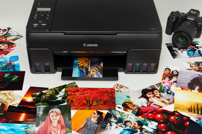 Canon PIXMA G650 MegaTank Photo product in gebruik