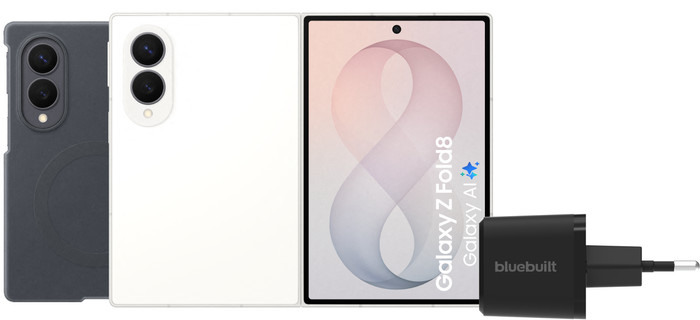 Samsung Galaxy Z Fold 8 512GB Wit 5G + Accessoirepakket Main Image