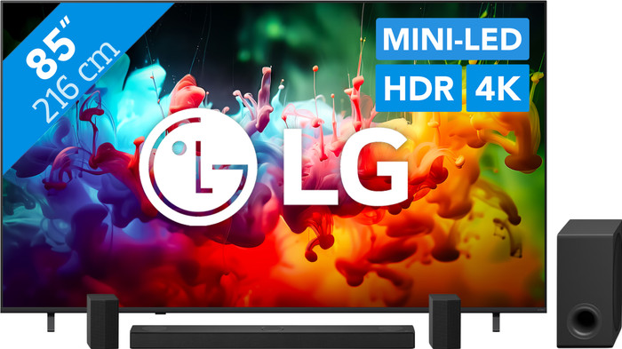 LG Mini-led 85" QNED70 (2026) + LG DS80TR Main Image