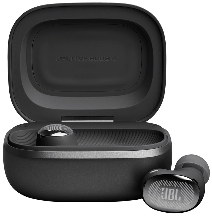 JBL Live Buds 4 Zwart voorkant